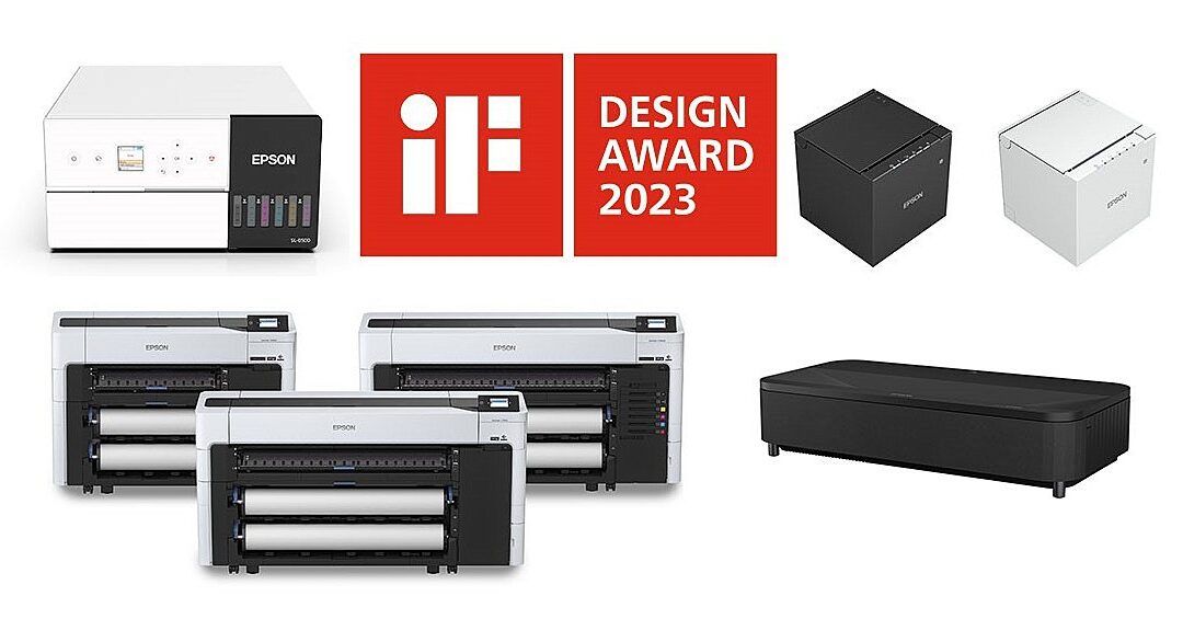 Epson obtiene premio iF Desing Award 2023 por impresoras y proyectores